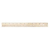 WESTCOTT 10702 RULER 12 WOOD ENGLISH/METRIC