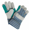 MCR SAFETY 1411A LEATHER PALM GLOVES, DOUBLE PALM, A SELE