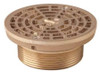 JR SMITH 201-T03 FLOOR DRAIN STRAINER 3IN MIP 4-3/4IN DIA