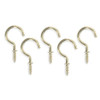 GRAINGER GLOBAL SOURCING 1WBJ6 CUP TYPE HOOK BRASS LENGTH 1 IN PK20