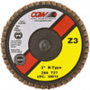 CGW ABRASIVES 30004 FLAP DISC,2,T27,C/Z,REG ROLL ON 60G