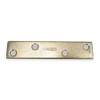 GRAINGER GLOBAL SOURCING 1WDH9 MENDING PLATE STEEL 3/4 WX4 IN L PK4