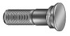 EARNEST MACHINE PRODUCTS CO. 1CFZ8 PLOW BOLT DOMED 1-8X2 1/2 IN PLAIN PK5