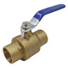GRAINGER GLOBAL SOURCING 1PYP8 BRASS BALL VALVE INLINE SWEAT 2 IN