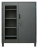 DURHAM MANUFACTURING 3704CXC-BLP4S-95 STORAGE CABINET 78IN.HX60IN.W STEEL