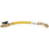 DAYTON 4PDG3 BALL VALVE ADAPTER HOSE 6 IN YELLOW