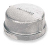 GRAINGER GLOBAL SOURCING 2WJ69 CAP 4 IN NPT GALVANIZED MALLEABLE IRON