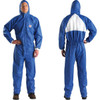 3M 4530-BLK-4XL HOODED COVERALL,BLUE/WHITE,4XL,PK25