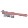 WEILER CORPORATION 25211 4 ROWS X 11 COLUMNS STEEL SCRATCH BRUSH