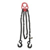 DAYTON 4PGW1 CHAIN SLING,7/32 IN SIZE,G80,6 FT L,DOS