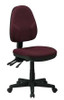 OFFICE STAR 36420-227 DESK CHAIR FABRIC BURGUNDY 15-20 SEAT HT