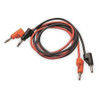 GRAINGER GLOBAL SOURCING 4WRF6 PATCH CORD KIT STACKING BANANA PLUG 40IN
