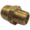 GRAINGER GLOBAL SOURCING 6AZF4 REDUCER NIPPLE BRASS 1/2X3/8 IN PK10