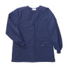 LANDAU 7551BNP LARGE WARMUP JACKET L NAVY 31-1/2 IN L