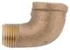 ANDERSON METAL CORP 738116-12 PIPE FITTING, STREET ELBOW, ROUGH BRASS,