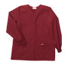 LANDAU 7525RWP SM WARM UP JACKET S WINE WOMENS