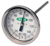 VEE GEE SCIENTIFIC INC. 82160-6 3" DIAL (SOIL & COMPOST TESTING) THERMOM