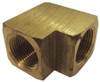 GRAINGER GLOBAL SOURCING 6AYT6 FEMALE ELBOW BRASS 90DEG  1/8 IN PK10