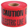 BRADY SPC ABSORBENTS 91296 UNDERGROUND TAPE RED/BLACK 1000FT X 6 IN