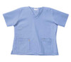 LANDAU 8219BCPXXL SCRUB SHIRT BLUE WOMENS 2XL
