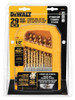 DEWALT TOOLS DW1369 29PC TINANIUM PP DRILL BIT SET
