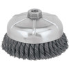 DEWALT TOOLS DW4917 6IN KNOTTED CUP BRUSH/CARBON STEEL5/8-11