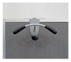 ALBA ABAPMMOUSPART METAL CUBICLE VALET HOOK BLACK/SILVER
