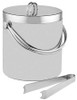 TABLECRAFT PRODUCTS COMPANY H303 BUCKET ICE W/TONGS 7X7X8-1/2" SS