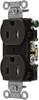 HUBBELL BR15BLKTR 125 VAC 15A NEMA 5-15R SPECIFICATION GRA