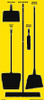 ACCUFORM SIGNS GPSB706 SHADOW BOARD 68 YELLOW BLACK 68 IN H