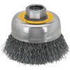DEWALT TOOLS DW4922 5IN CRIMP CUP BRUSH/CARBON STEEL 5/8-11