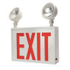 ACUITY BRANDS LHXNY W 1 R EXIT SIGN WITH EMERGENCY LIGHTS, WHITE, 