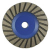 DIAMOND VANTAGE S-04HDZGX3-F SEGMENT CUP WHEEL 4 IN.DIA. FINE GRIT