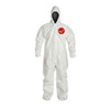 DUPONT SL127TWH6X000600 HOODED CR COVERALLS 6XL PK6