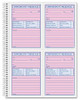 TOPS MANUFACTURING CO. TOP4005 PHONE MESSAGE BOOK,2-PART CARBONLESS