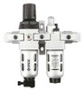 GROZ 7DX37 FRL,2 PCS,1/4" NPT,40 MICRON,18 CFM