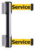 TENSATOR 896T2-1P-MAX-YEX-C BELT BARRIER OUT OF SERVICE POL CHROME