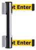 TENSATOR 896T2-1P-MAX-YAX-C BELT BARRIER CAUTION-DO NOT ENTER CHROME