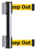 TENSATOR 896T2-1P-MAX-YDX-C BELT BARRIER DANGER - KEEP OUT CHROME