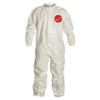 DUPONT SL125TWH2X000600 COLLARED COVERALL ELASTIC WHITE 2XL PK6