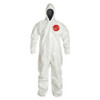 DUPONT SL127TWH7X000600 HOODED CR COVERALLS 7XL PK6