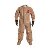 DUPONT C3184TTN4X000600 COLLARED COVERALL,SOCKS/BOOT FLP,4XL,PK6