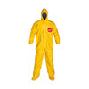 DUPONT QC122TYLXL000400 HOODED CR COVERALLS XL PK4