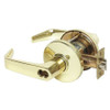 STANLEY SECURITY 9K37AB15DS3605 LEVER ENTRANCE ANGLED BRIGHT BRASS