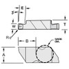 ULTRA-DEX USA NG-4R W.125 CARBIDE INSERT TOP NOTCH NG-4R W.125