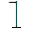TENSABARRIER 890B-33-28-28-MAX-NO-B9X-C SLIMLINE POST BLACK GREEN POST FINISH