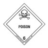 LABELMASTER HML8 POISON LABEL 100MMX100MM PAPER 500 LBLS