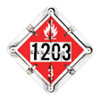LABELMASTER 126CT-206 FULL FRAME TANKER FLIP PLACARD 13-1/2INH