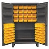 DURHAM MFG CO HDC48-84-2S6D95 HEAVY DUTY STORAGE CABINETS WITH HOOK-ON