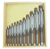 WESTWARD 4LGU4 ADJUSTABLE HAND REAMER SET HSS 11 PCS